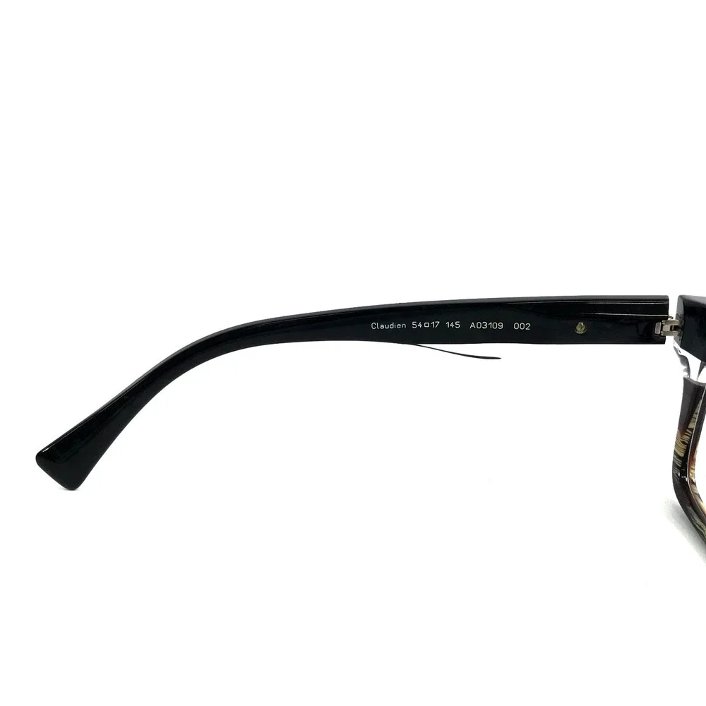 Alain Mikli Eyeglasses Frames Claudien A03109 002 Bronze Horn Noir 54-17-145